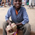 Spread some joy by giving a pair of shoes to a person in need. Soles4Souls fights poverty by collecting new and used shoes, and distributing them to people in need.